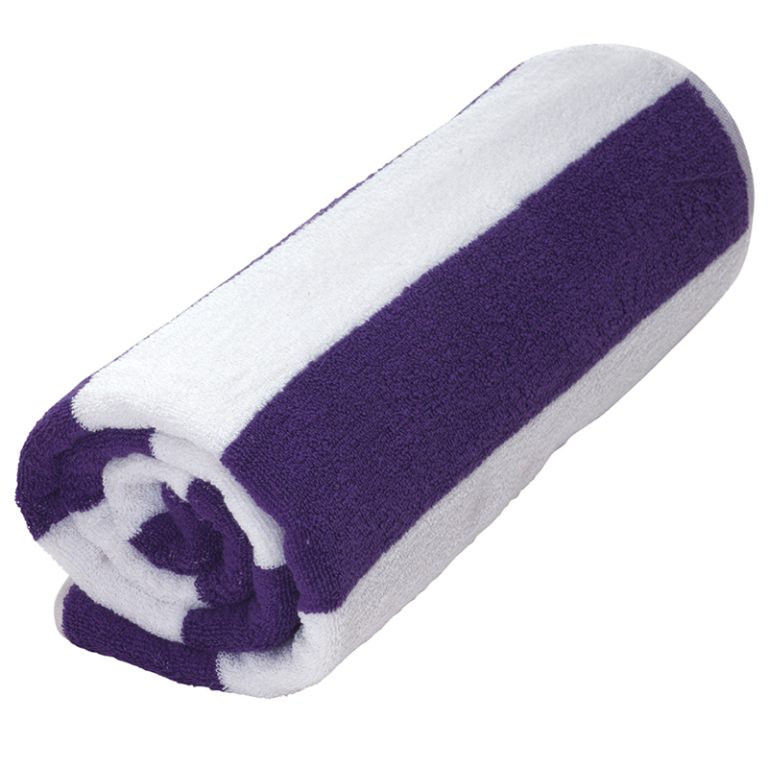 Velour Pool Towel - Purple